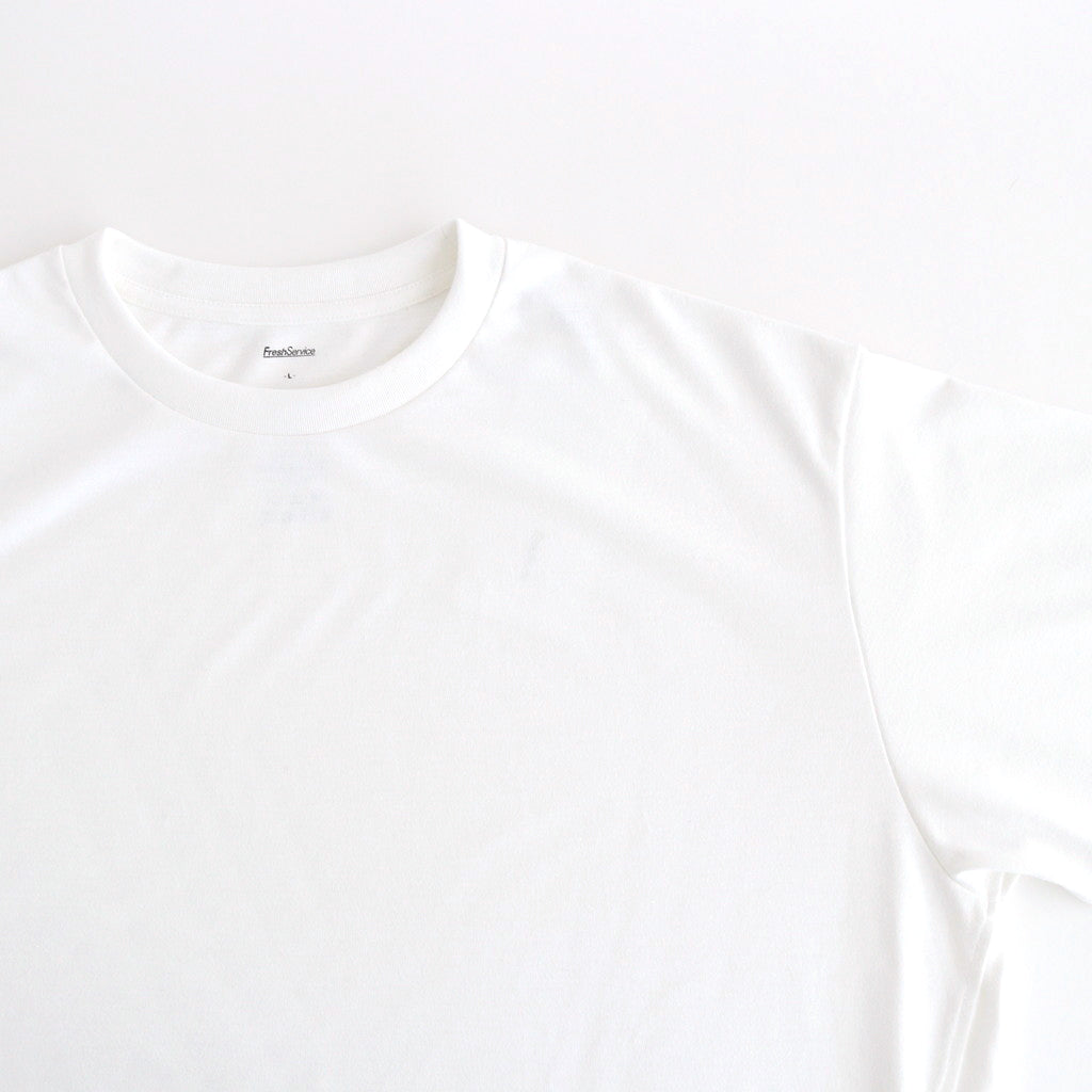 DRY JERSEY L/S CREW NECK TEE #WHITE [FSC241-70137B]