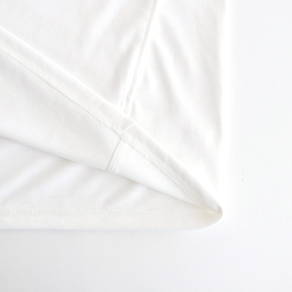 DRY JERSEY L/S CREW NECK TEE #WHITE [FSC241-70137B]