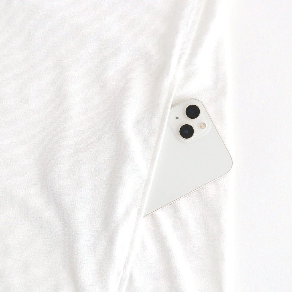 DRY JERSEY L/S CREW NECK TEE #WHITE [FSC241-70137B]