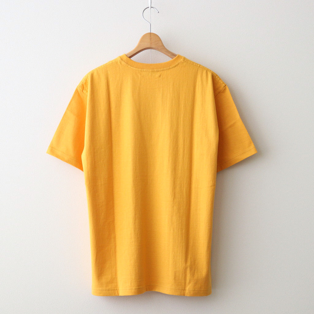 Waste Cotton S/S Tee #YELLOW [TP241-70010]