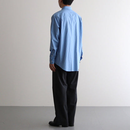 WASHED FINX TWILL SHIRT #BLUE [A24AS01TN]