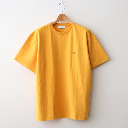 Waste Cotton Printed S/S Tee #YELLOW [TP241-70009]