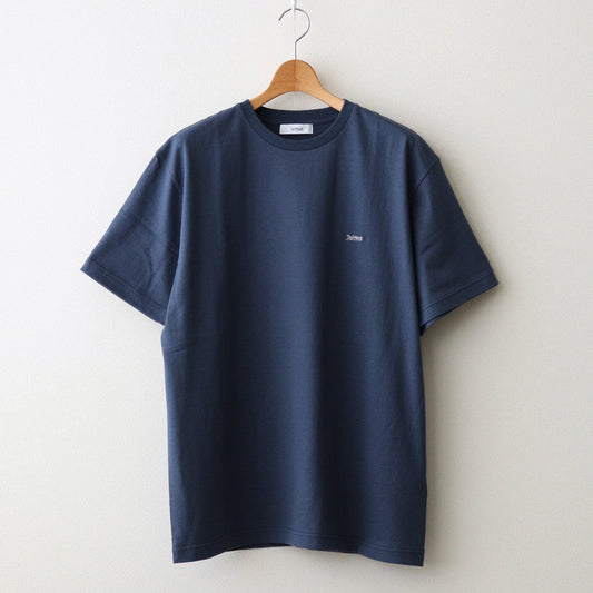Waste Cotton Printed S/S Tee #NAVY [TP241-70009]