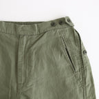 Cotton Linen Back Sateen Military Trousers #KHAKI [TP241-40017]