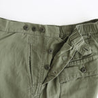 Cotton Linen Back Sateen Military Trousers #KHAKI [TP241-40017]