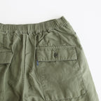 Cotton Linen Back Sateen Military Trousers #KHAKI [TP241-40017]