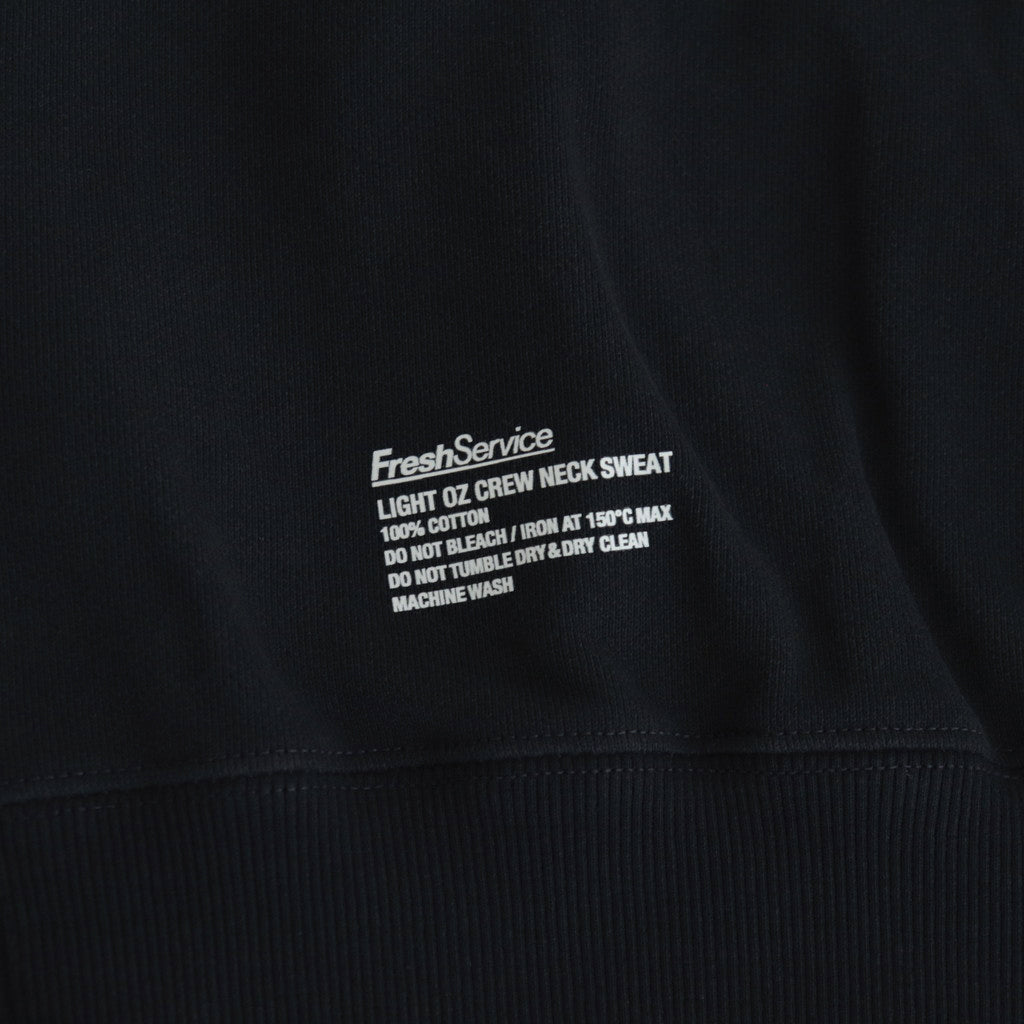 LIGHT OZ CREW NECK SWEAT #NAVY [FSC241-70128B]