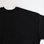 LIGHT OZ CREW NECK SWEAT #BLACK [FSC241-70128B]