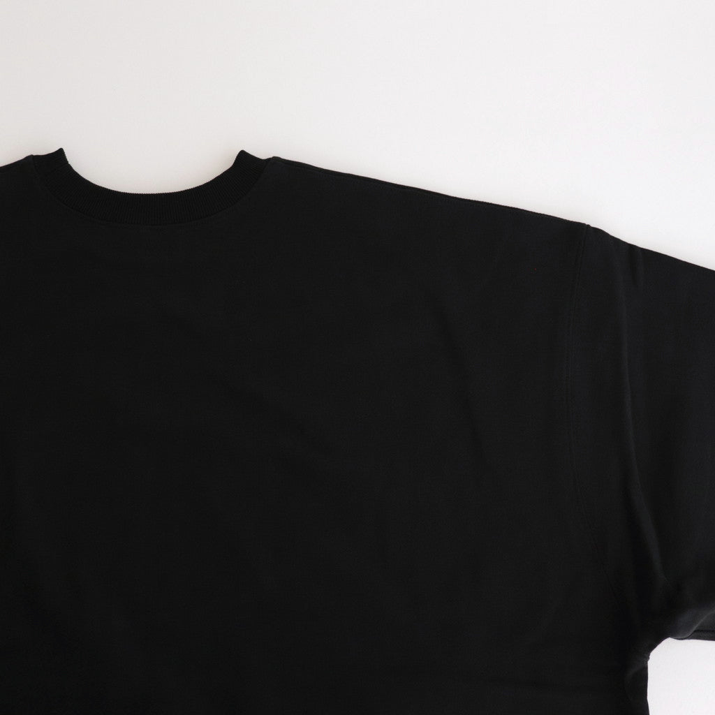 LIGHT OZ CREW NECK SWEAT #BLACK [FSC241-70128B]
