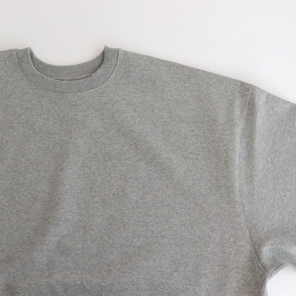 LIGHT OZ CREW NECK SWEAT #H.GRAY [FSC241-70128B]