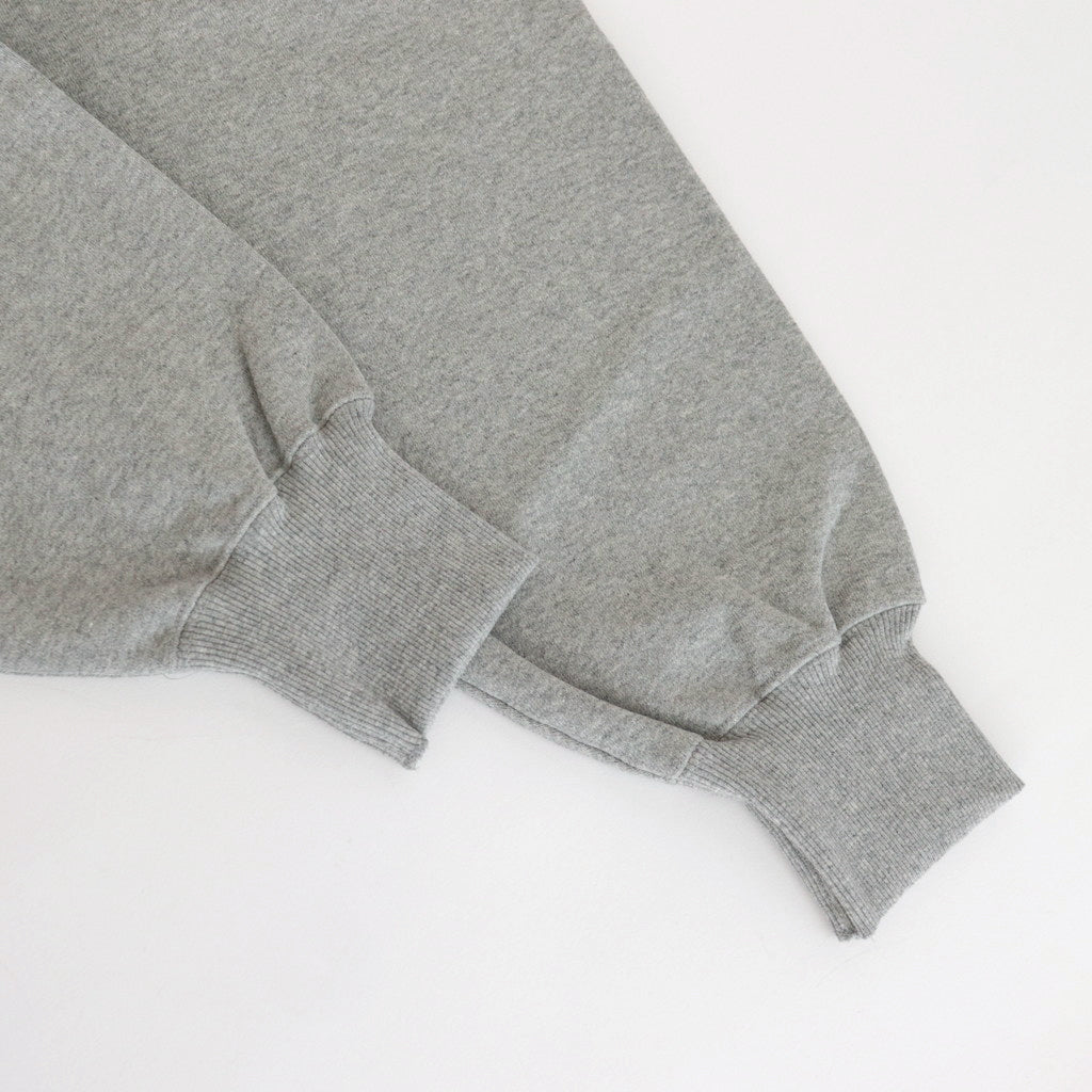 LIGHT OZ CREW NECK SWEAT #H.GRAY [FSC241-70128B]