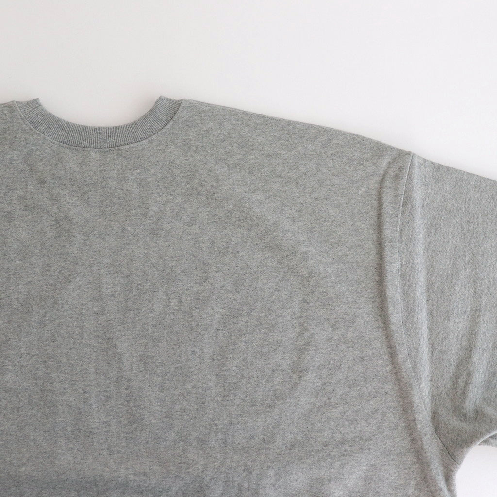 LIGHT OZ CREW NECK SWEAT #H.GRAY [FSC241-70128B]