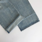 Selvage Denim Five Pocket Wide Straight Pants #LIGHT FADE [GU241-40184LB]