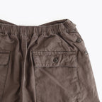 Cotton Linen Back Sateen Military Trousers #BROWN [TP241-40017]