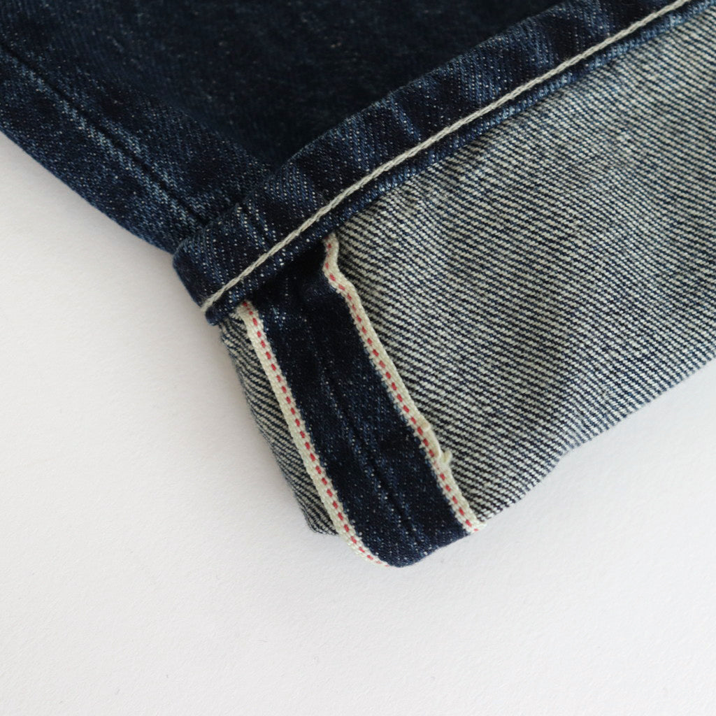 Selvage Denim Two Tuck Pants #DARK FADE [GU241-40188DB]