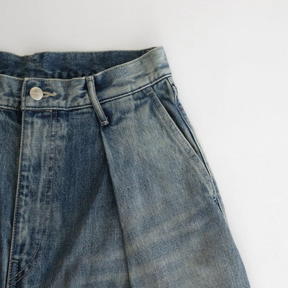 Selvage Denim Two Tuck Wide Pants #LIGHT FADE [GL241-40189LB]