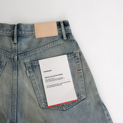 Selvage Denim Two Tuck Wide Pants #LIGHT FADE [GL241-40189LB]