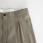 3PLEATED WIDE LEG TROUSERS #GREIGE [YK24SS0626P]