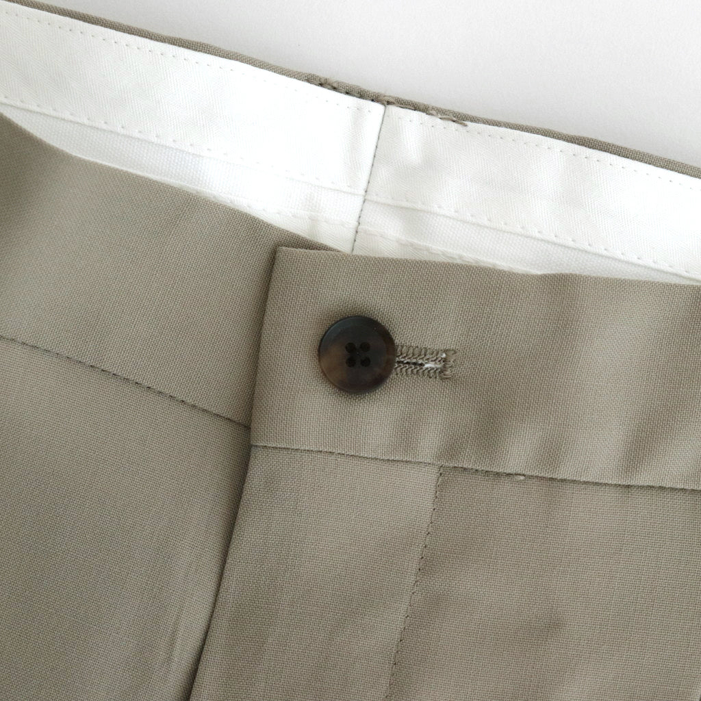 3PLEATED WIDE LEG TROUSERS #GREIGE [YK24SS0626P]