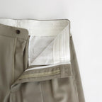 3PLEATED WIDE LEG TROUSERS #GREIGE [YK24SS0626P]