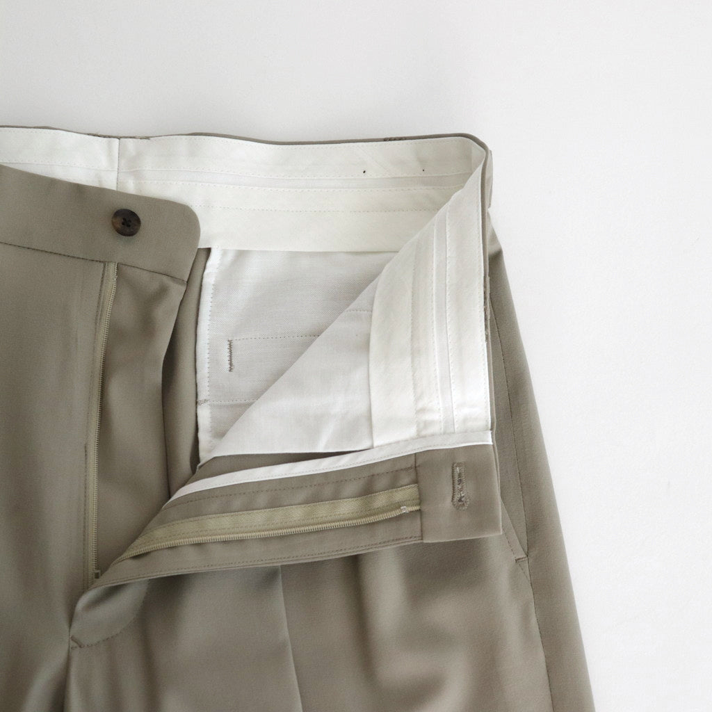 3PLEATED WIDE LEG TROUSERS #GREIGE [YK24SS0626P]