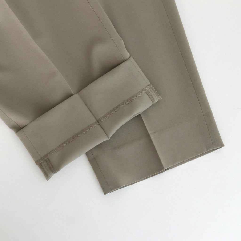 3PLEATED WIDE LEG TROUSERS #GREIGE [YK24SS0626P]