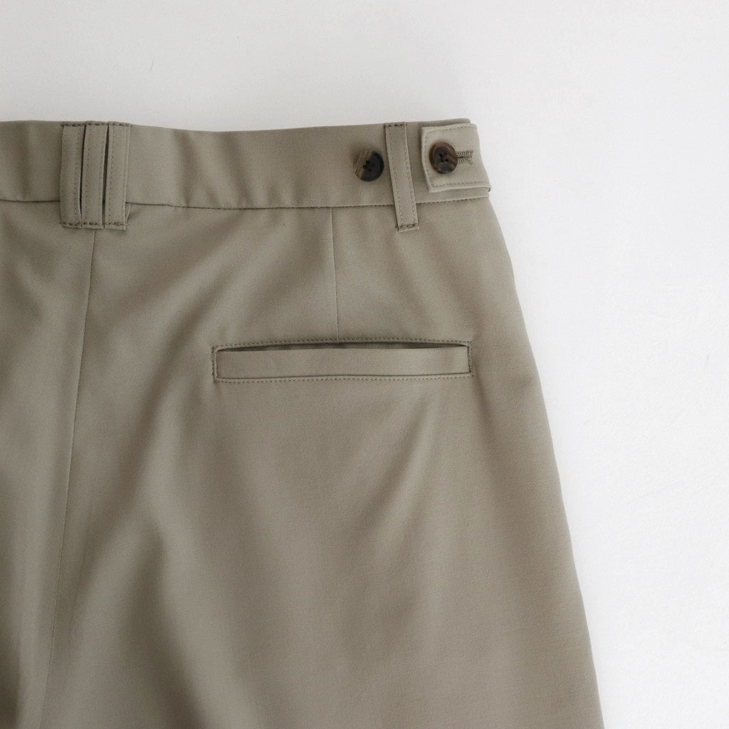 3PLEATED WIDE LEG TROUSERS #GREIGE [YK24SS0626P]