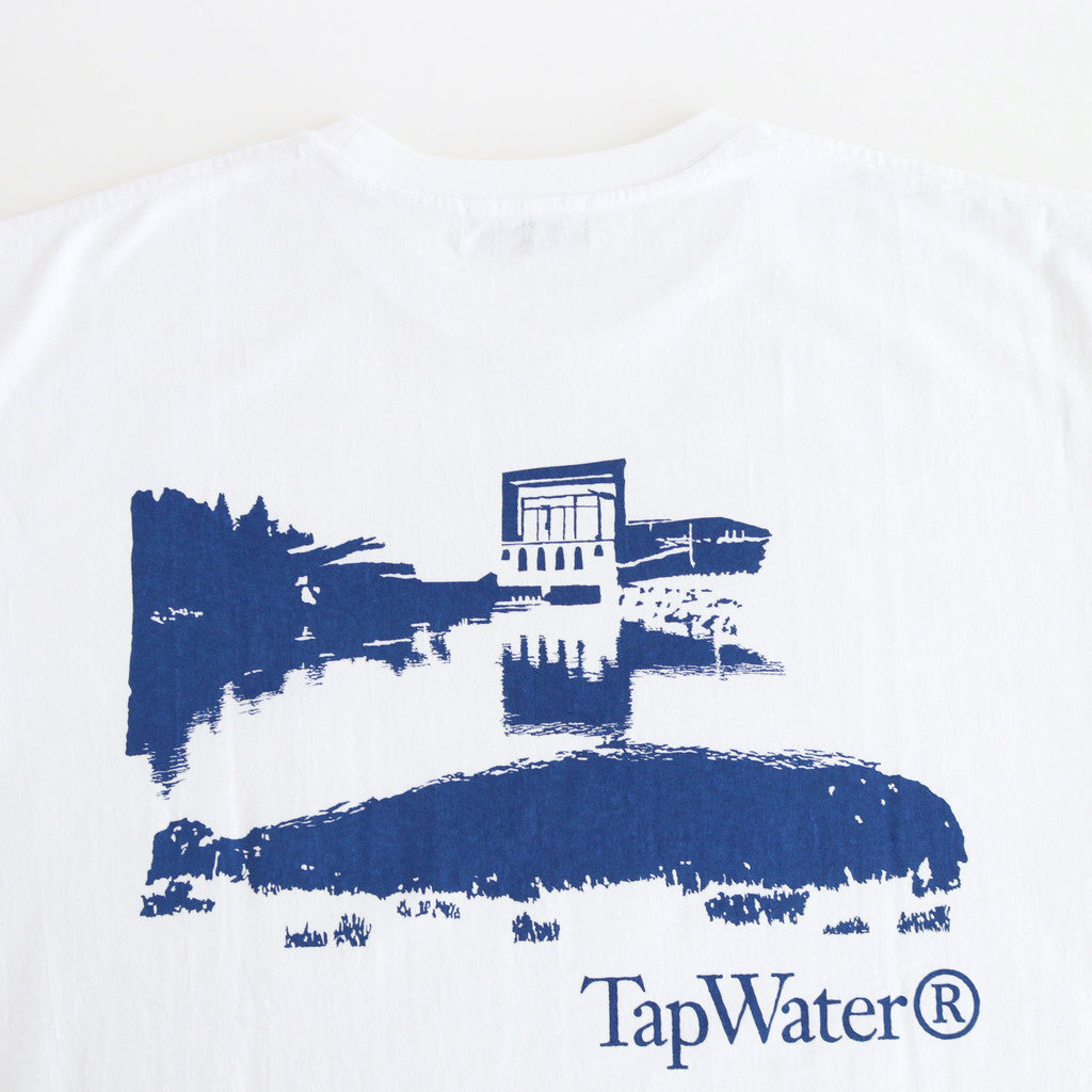 Waste Cotton Printed S/S Tee #WHITE [TP241-70009]