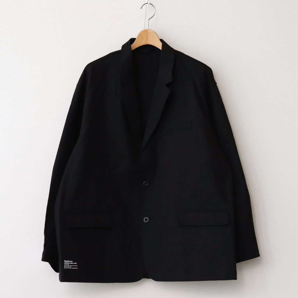 CORPORATE CHINO JACKET #BLACK [FSC241-20090B]