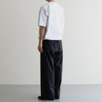 Fine Wool Tropical Easy Wide Pants #BLACK [GM241-40042]