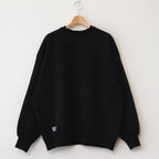 LIGHT OZ CREW NECK SWEAT #BLACK [FSC241-70128B]