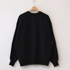 LIGHT OZ CREW NECK SWEAT #BLACK [FSC241-70128B]