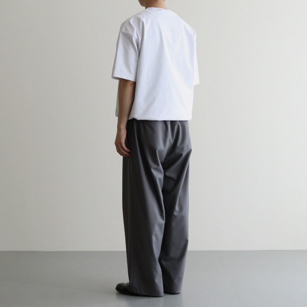 Fine Wool Tropical Easy Wide Pants #GRAY [GM241-40042]