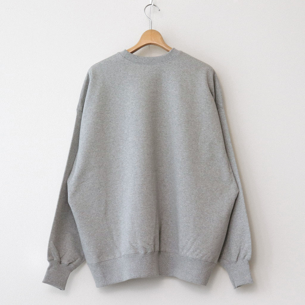LIGHT OZ CREW NECK SWEAT #H.GRAY [FSC241-70128B] - ciacura 三重県