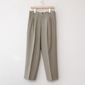 3PLEATED WIDE LEG TROUSERS #GREIGE [YK24SS0626P]