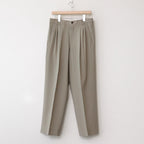 3PLEATED WIDE LEG TROUSERS #GREIGE [YK24SS0626P]