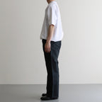 Washi Duck Five Pocket Wide Straight Pants #BLACK [GU241-40153]