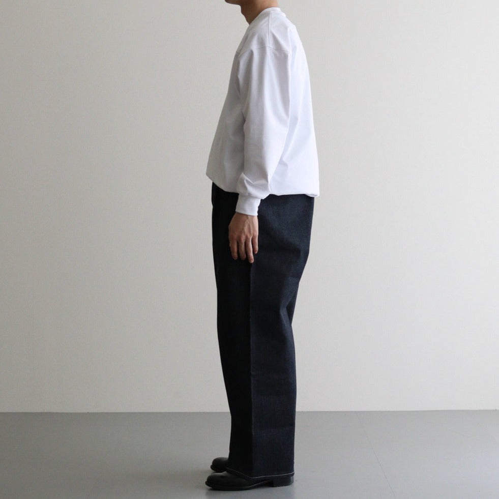 Selvage Denim Two Tuck Pants #RIGID [GU241-40188RB]