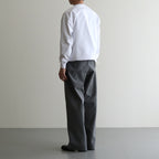 Colorfast Denim Two Tuck Pants #GRAY [GU241-40217B]