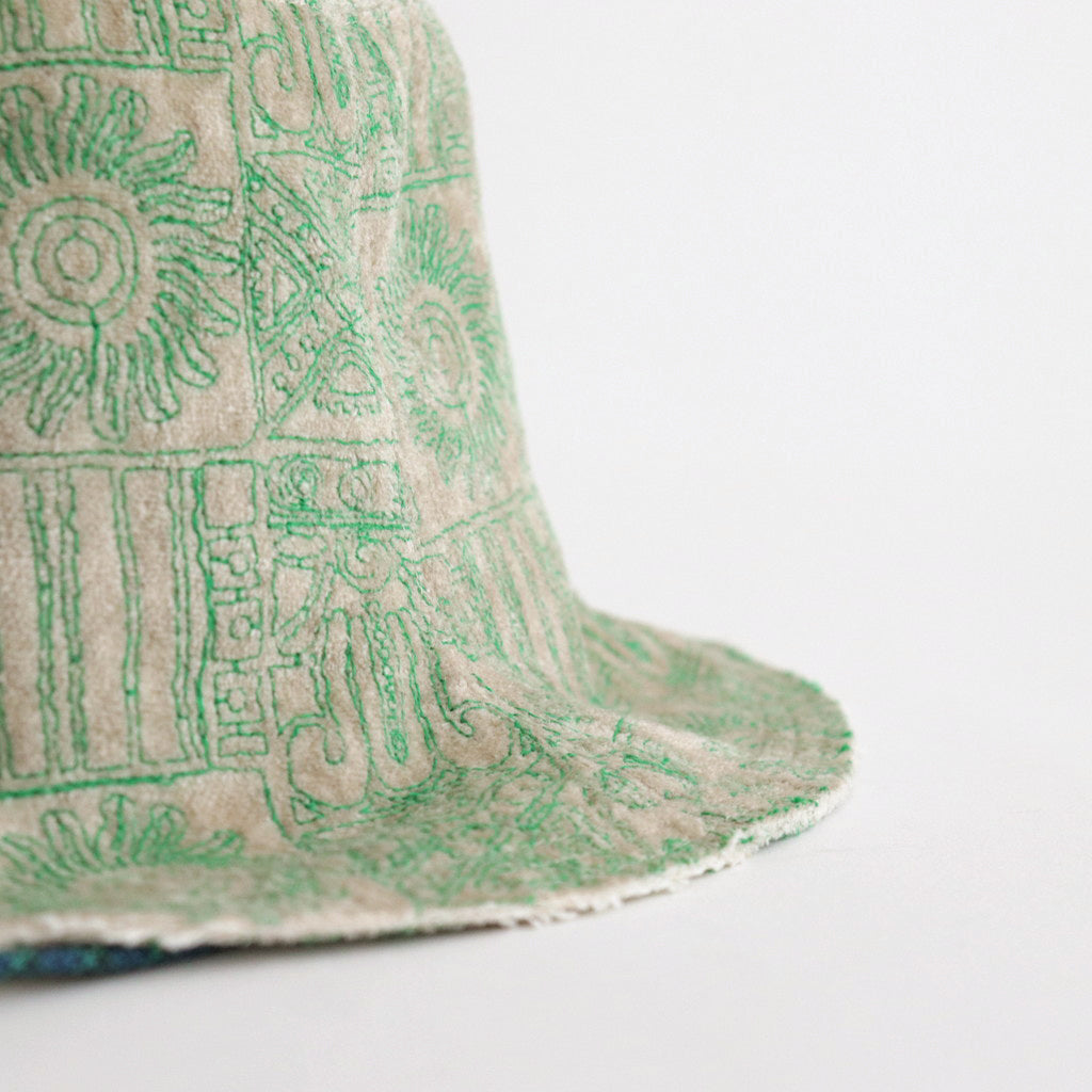 Aristata Hat #Ecru×Green [N-1230]