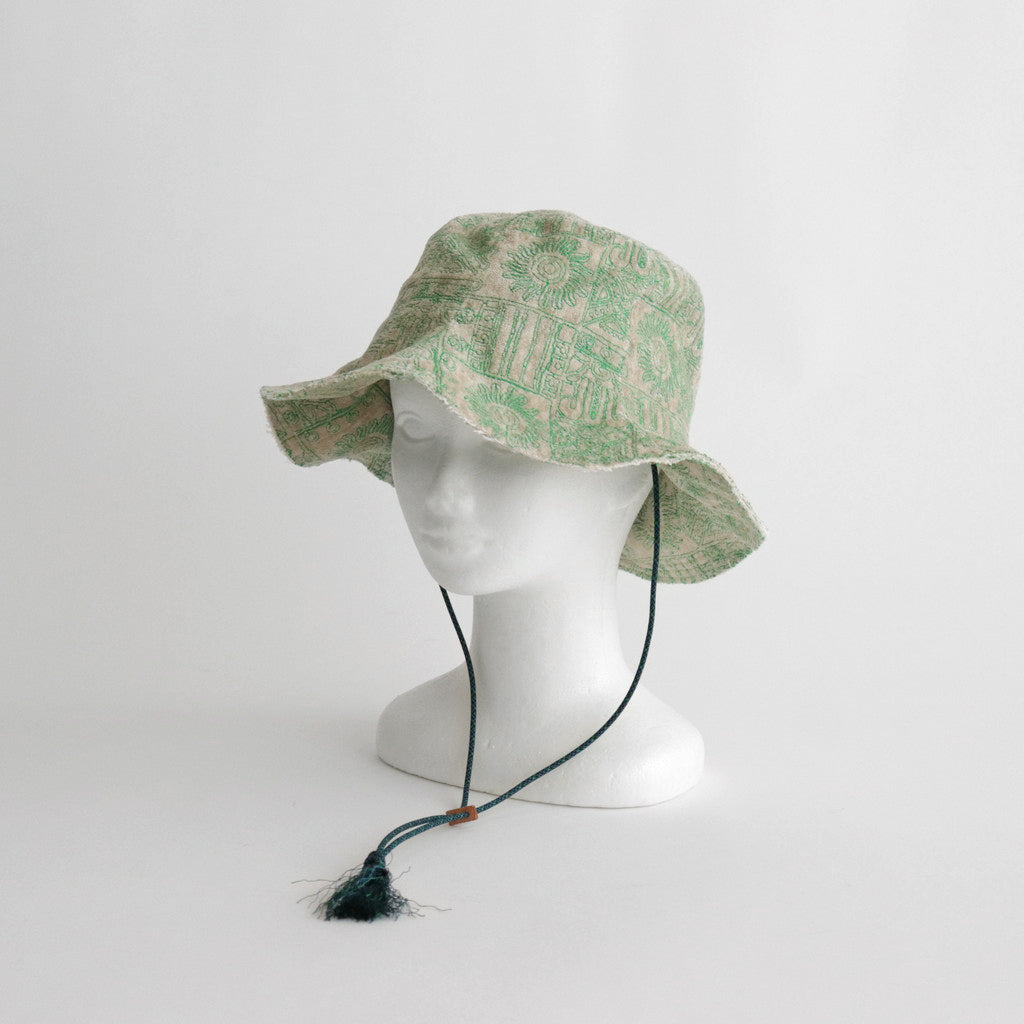 Aristata Hat #Ecru×Green [N-1230]