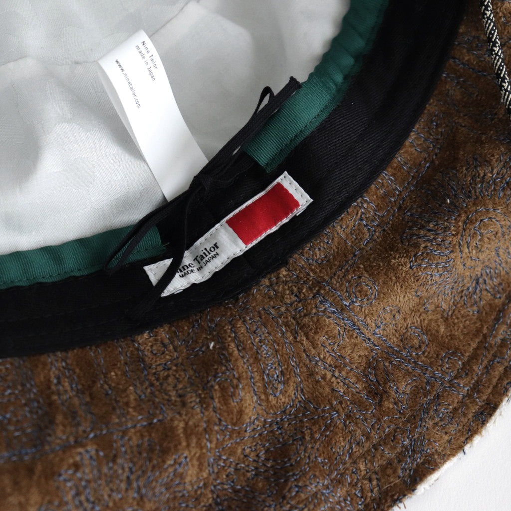 Aristata Hat #Brown×Navy [N-1230]