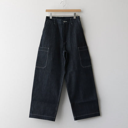 Selvage Denim Cargo Pants #RIGID [GU241-40182RB]