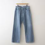 SELVEDGE FADED LIGHT DENIM PANTS #LIGHT INDIGO [A24SP03DE]