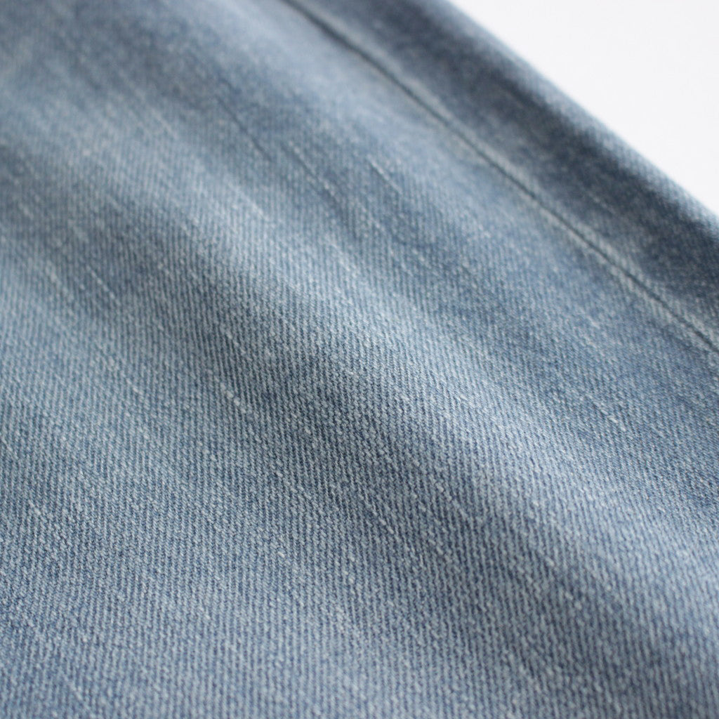 SELVEDGE FADED LIGHT DENIM PANTS #LIGHT INDIGO [A24SP03DE]