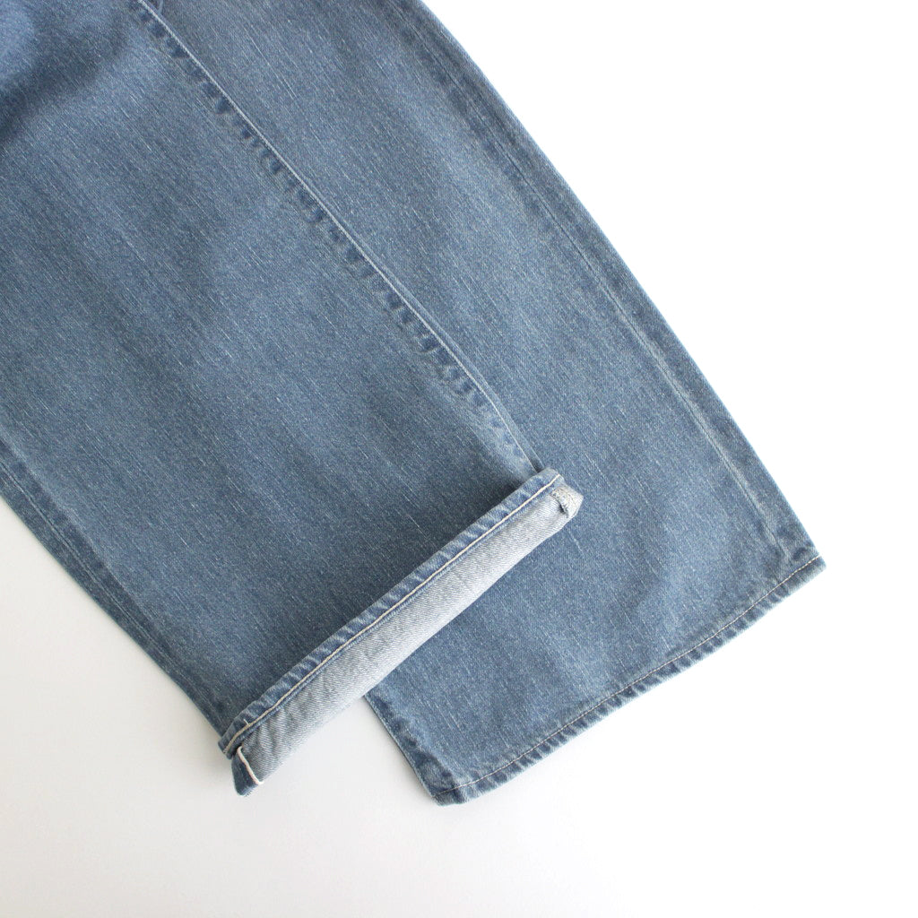 SELVEDGE FADED LIGHT DENIM PANTS #LIGHT INDIGO [A24SP03DE]