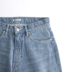SELVEDGE FADED LIGHT DENIM PANTS #LIGHT INDIGO [A24SP06DE]