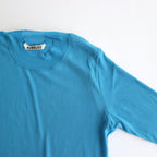 SUPER HIGH GAUGE SHEER RIB L/S TEE #TURQUOISE BLUE [A24SP02HF]