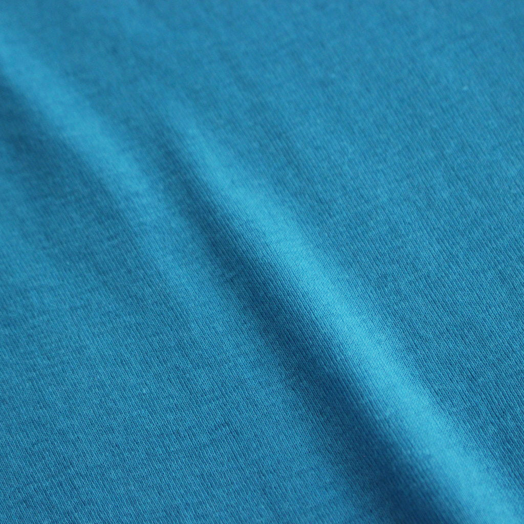 SUPER HIGH GAUGE SHEER RIB L/S TEE #TURQUOISE BLUE [A24SP02HF]