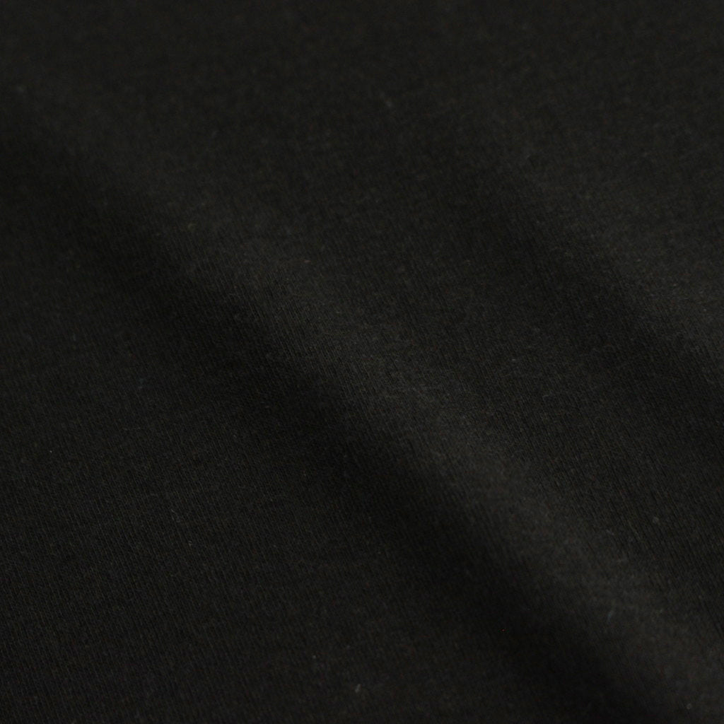 SUPER HIGH GAUGE SHEER RIB L/S TEE #BLACK [A24SP02HF]